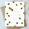 Martini Olives Birthday Greeting Card | Birthday Card -  by Carlyle Avenue