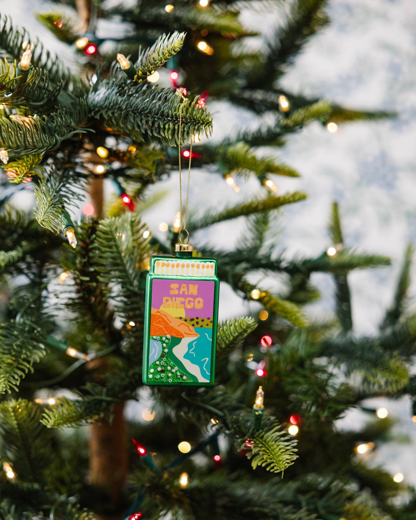 Matchbook Ornament - San Diego -  by Carlyle Avenue
