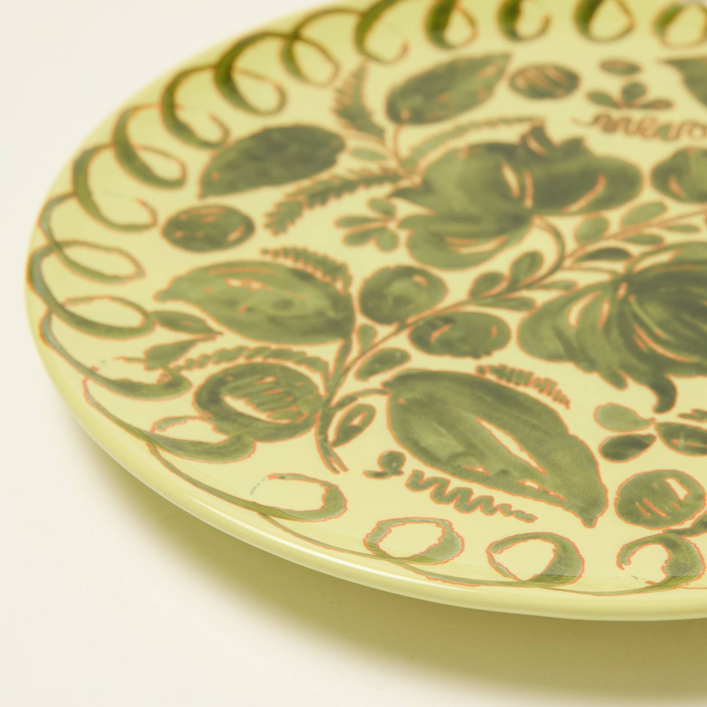 Amalfi Dinner Plate Lime - 10.6" Diameter