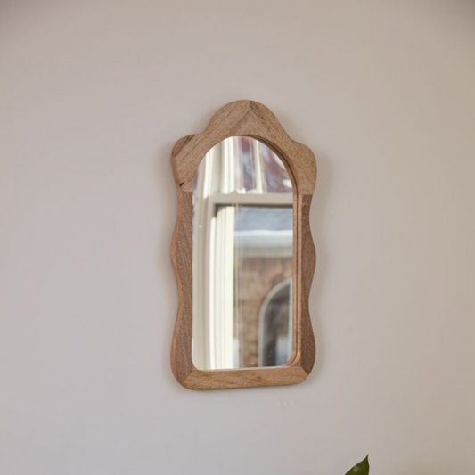 Small Scalloped Mirror - Wall Mirror by Carlyle Avenue