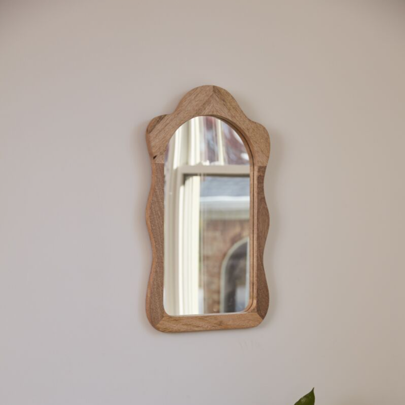 Small Scalloped Mirror