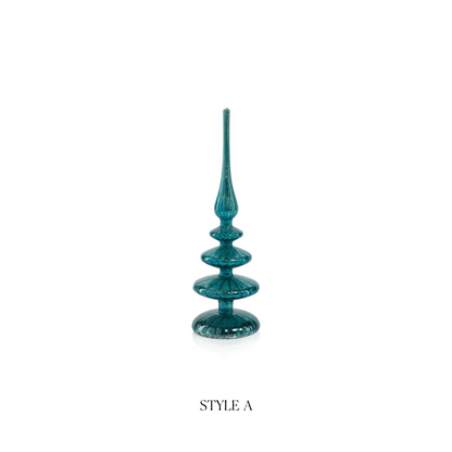 Decorative LED Finial - Blue - Christmas Decor by Carlyle Avenue