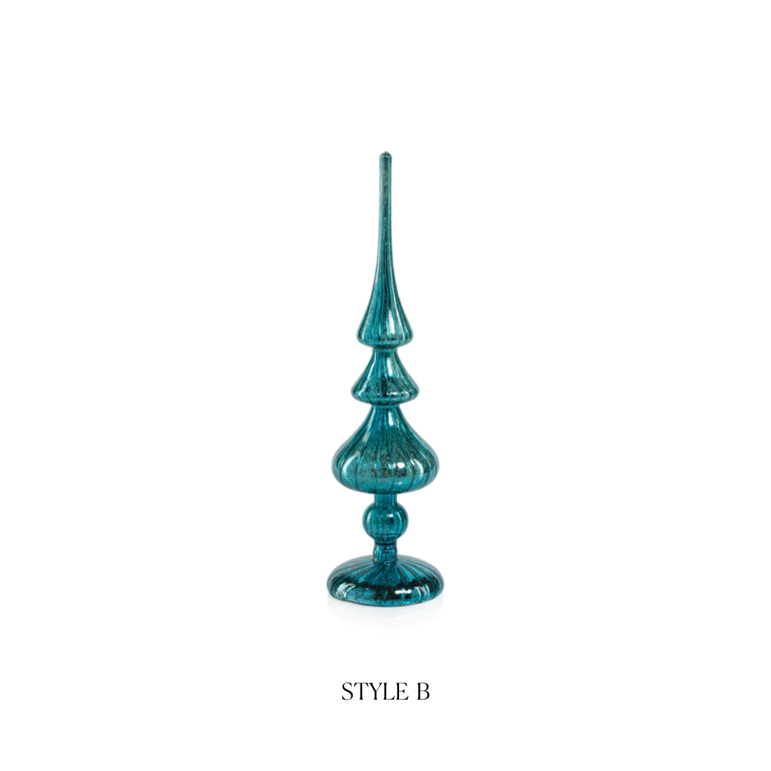 Decorative LED Finial - Blue