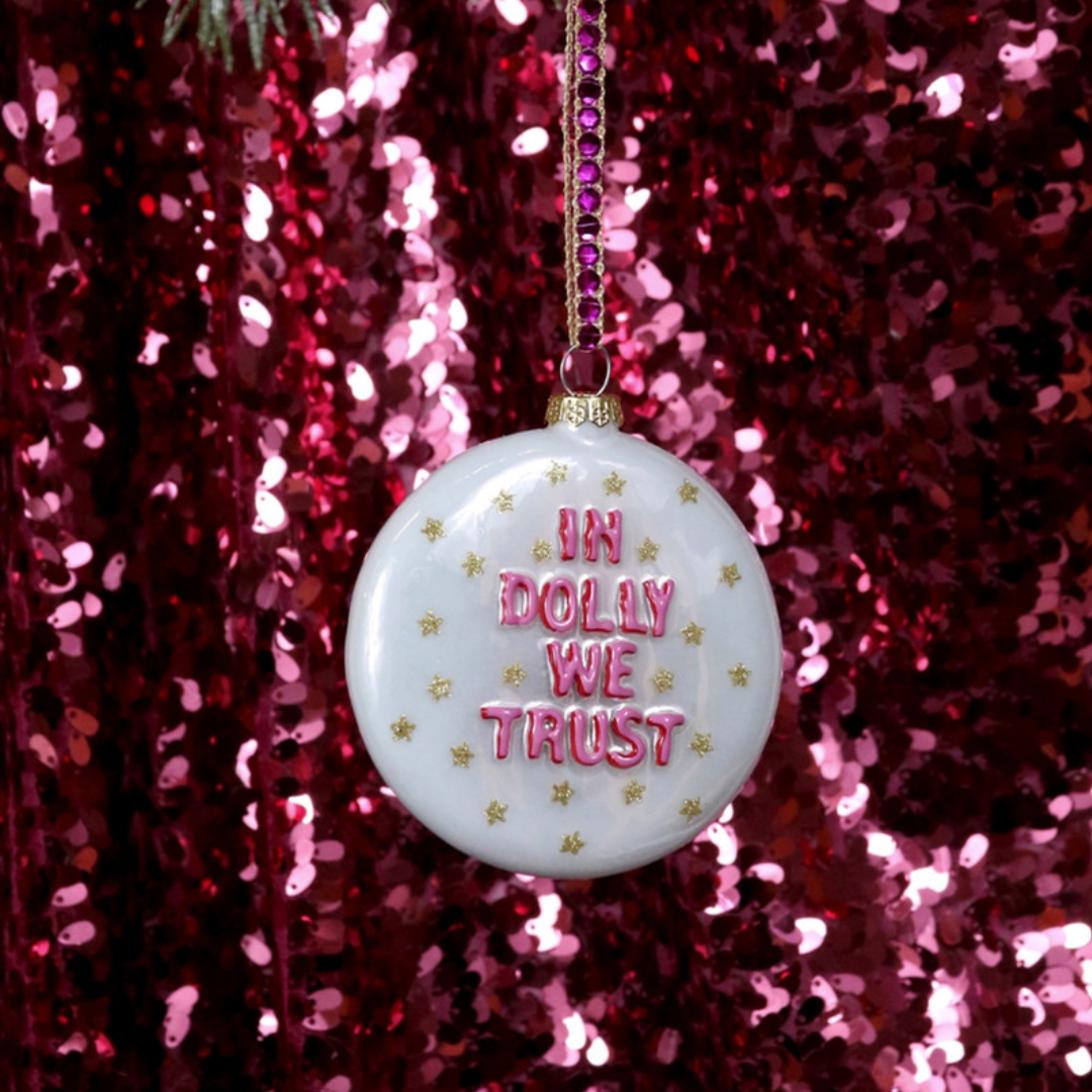 In Dolly We Trust Ornament