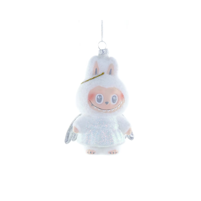 Fuzzy Monster Angel Ornament