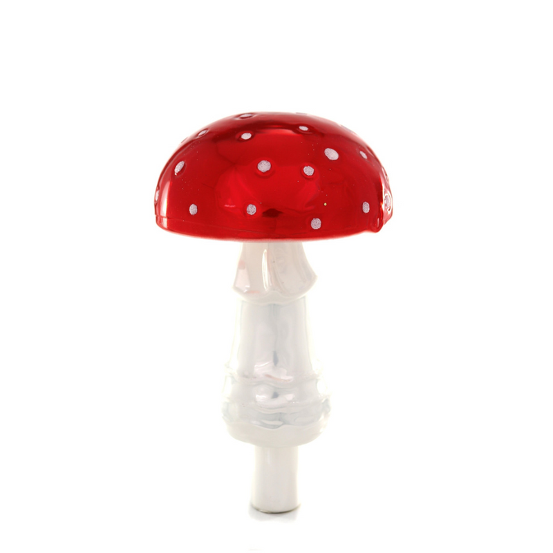Red Mushroom (Amanita Muscaria) Tree Topper - Ornaments by Carlyle Avenue