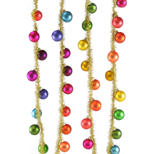 Rainbow & Tinsel Garland - Christmas Decor by Carlyle Avenue