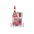 Candy Cane Cottage Ornament House
