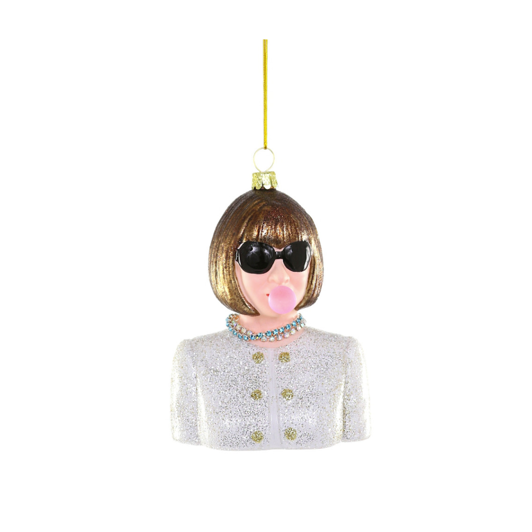 Anna Wintour w/ Bubble Ornament