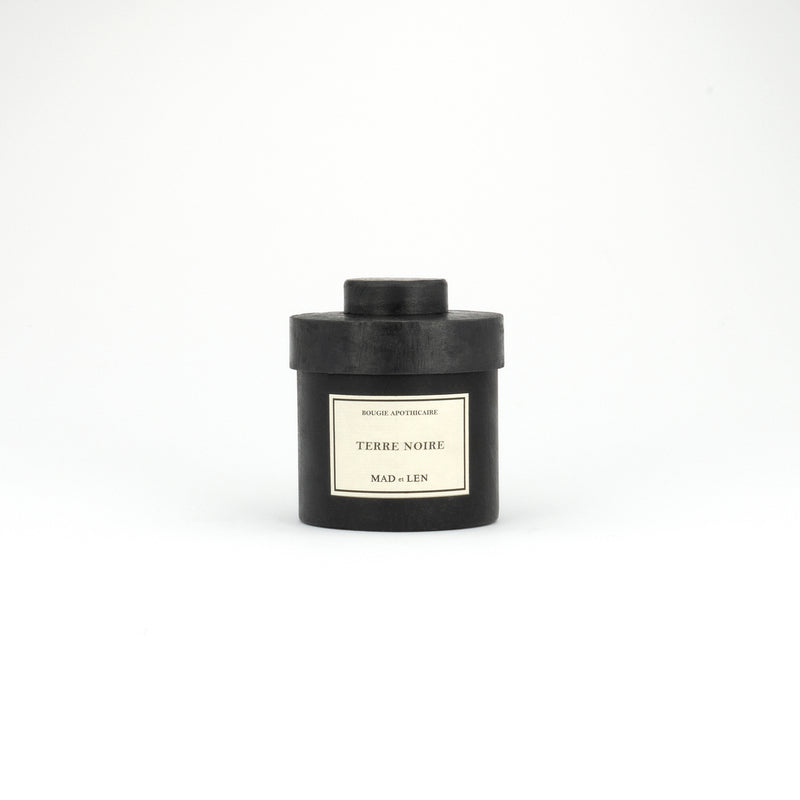 Bougie Apothicaire Petite - Terre Noire / White Wax - Candles by Carlyle Avenue
