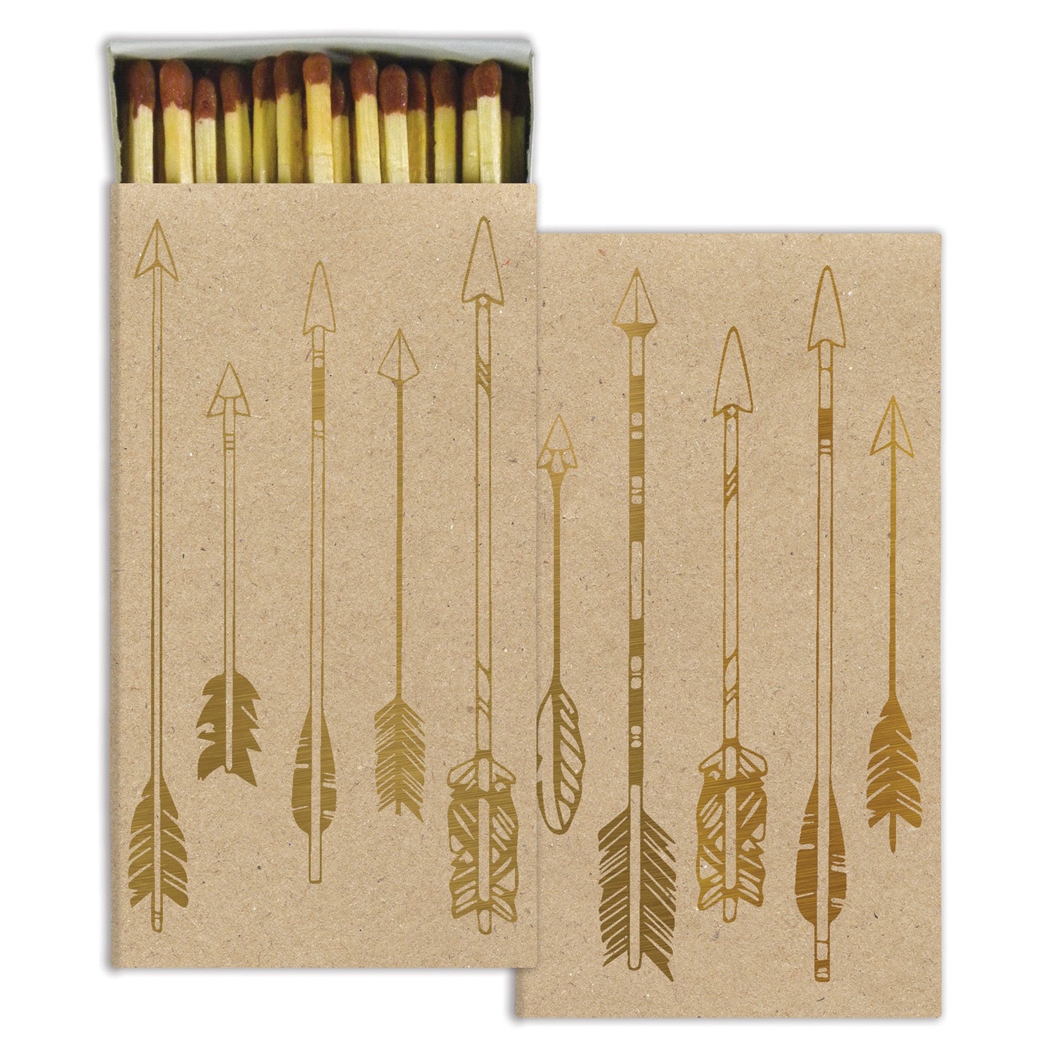 Matches - Arrows - Gold Foil - CARLYLE AVENUE