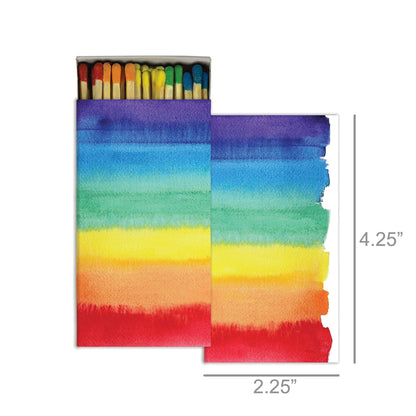 Matches - Watercolor Rainbow - Rainbow - Matches by Carlyle Avenue