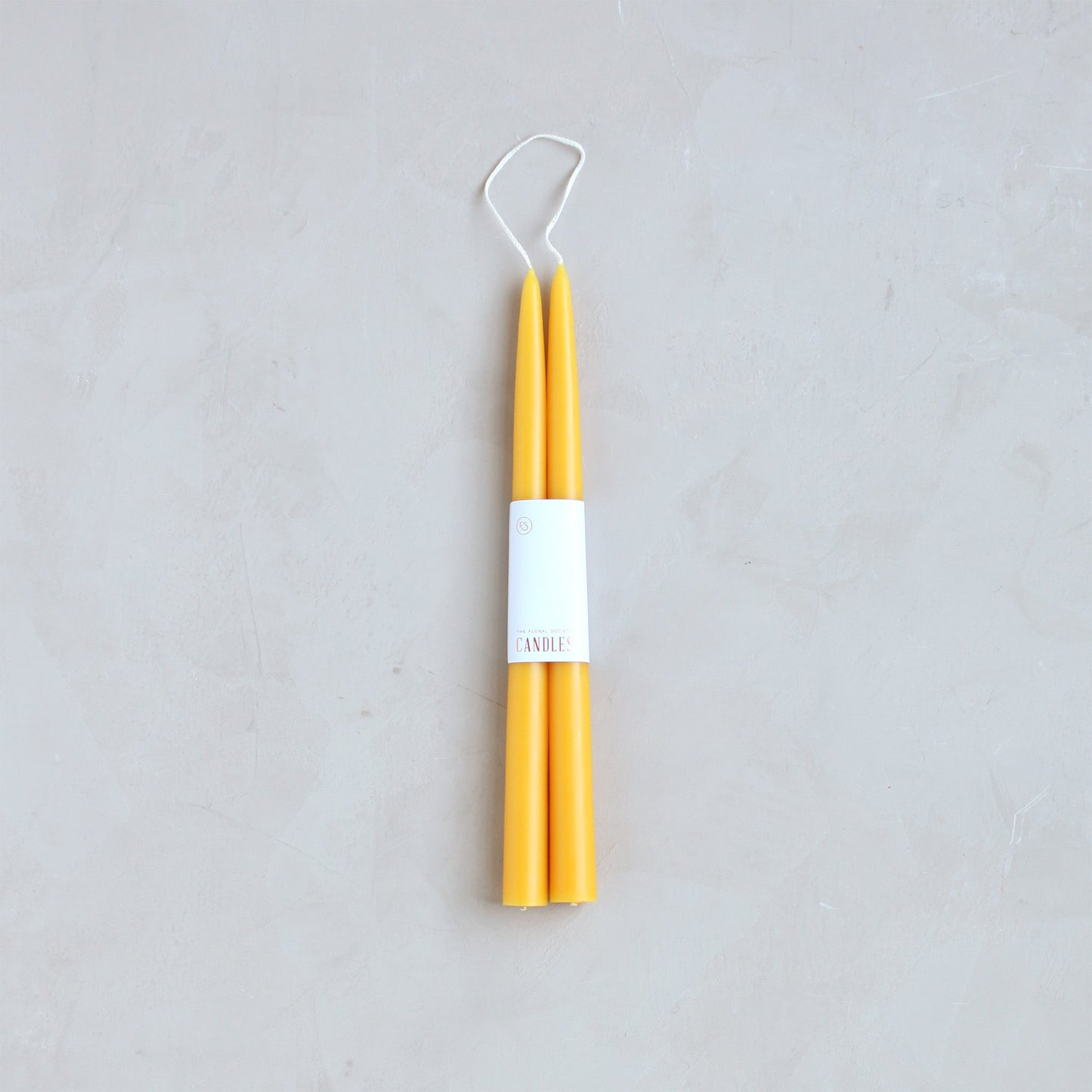 Pair of Taper Candles - Saffron - Candles by Carlyle Avenue