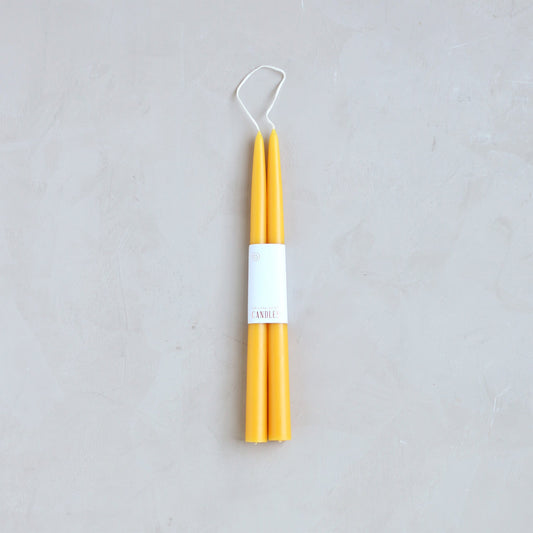 Pair of Taper Candles - Saffron - Candles by Carlyle Avenue