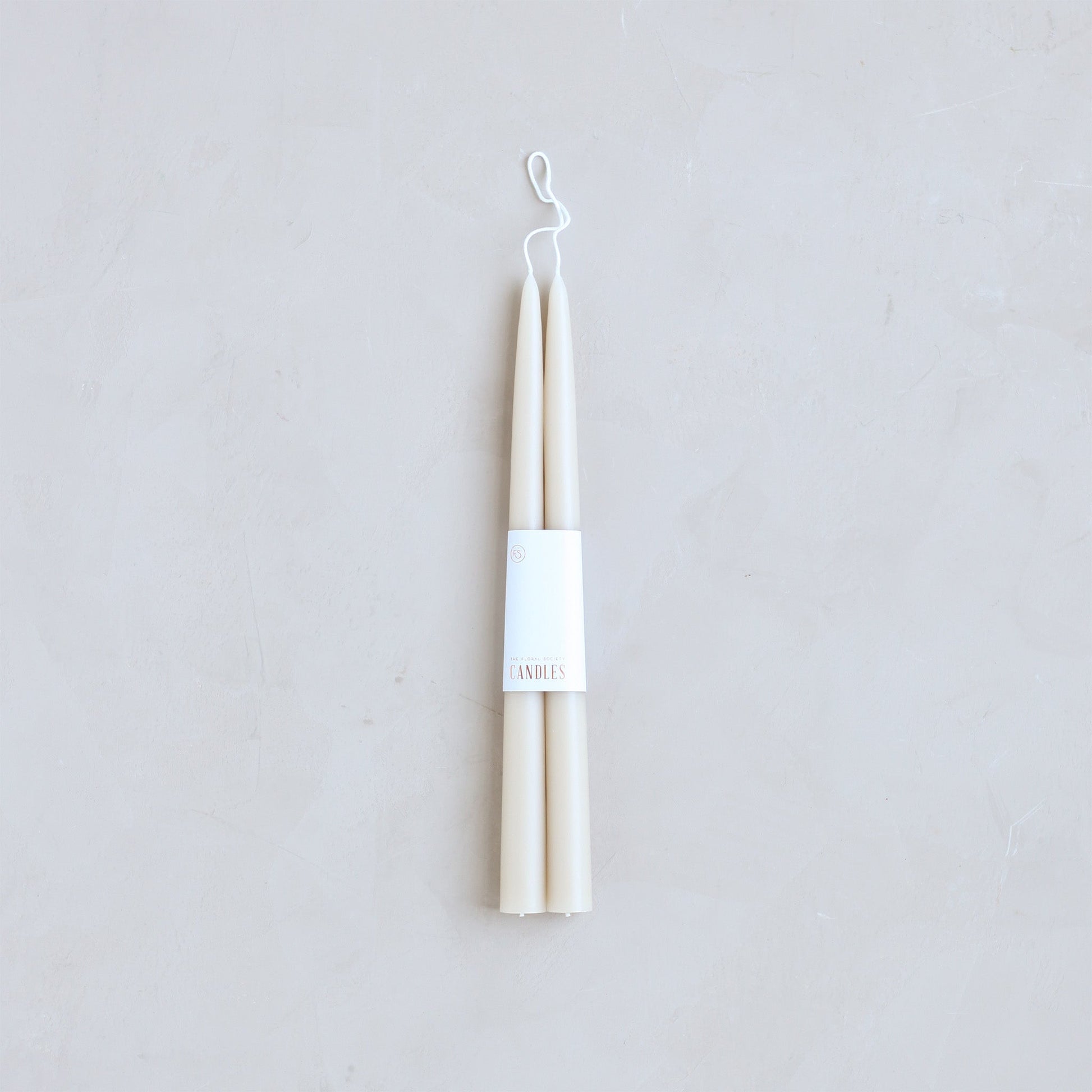 Pair of Taper Candles - Parchment - Candles by Carlyle Avenue