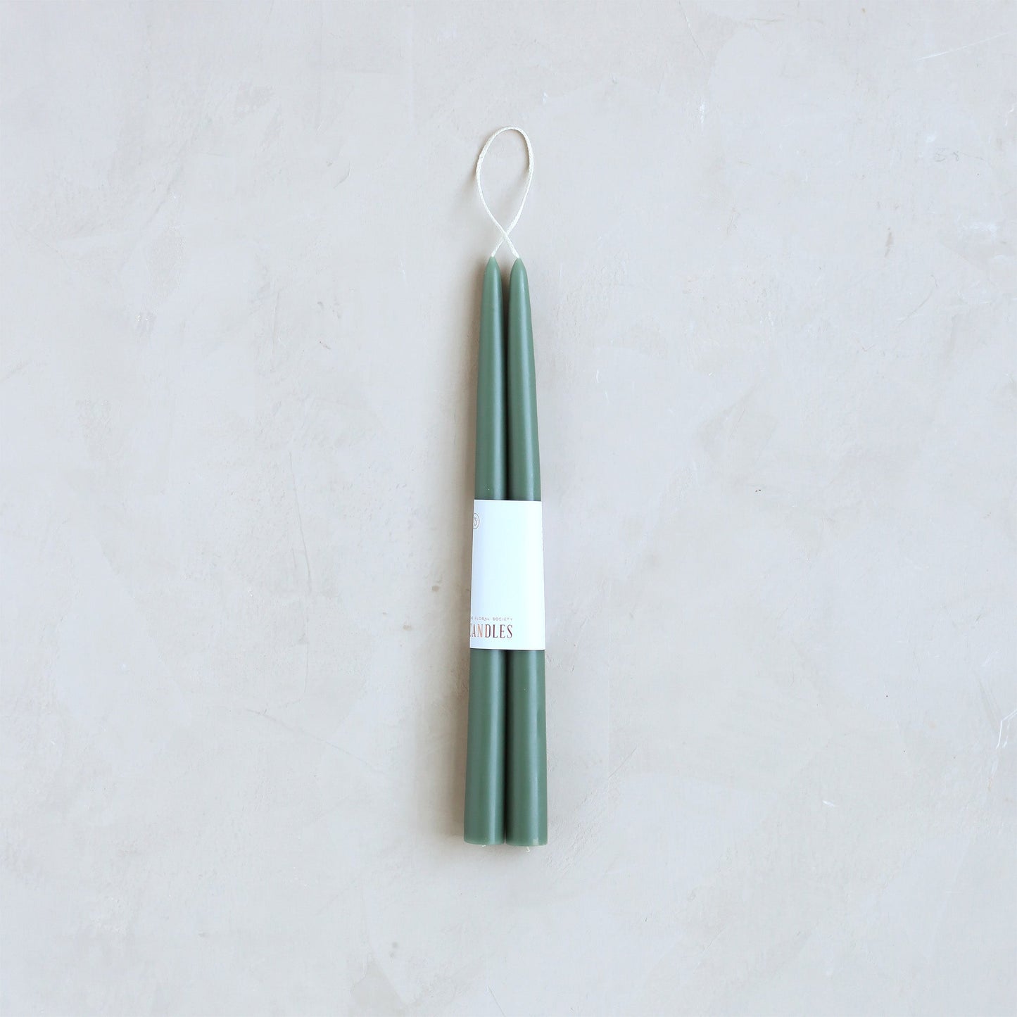 Pair of Taper Candles - Moss - Candles by Carlyle Avenue