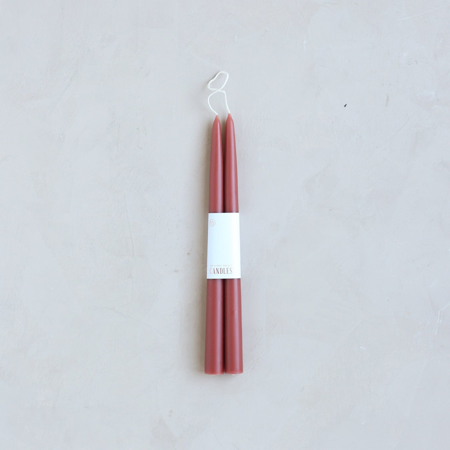 Pair of Taper Candles - Clay - Candles by Carlyle Avenue