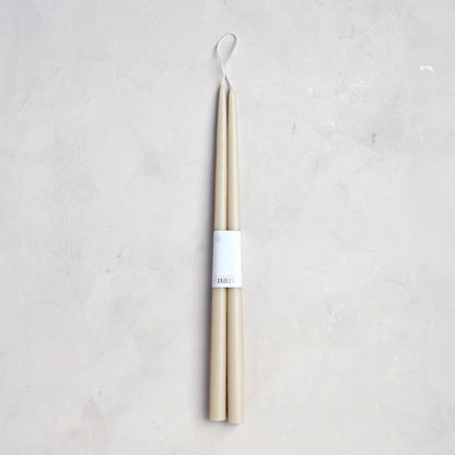 Pair of Taper Candles - Parchment - Candles by Carlyle Avenue