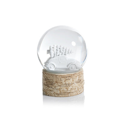 Snow Globe on Birch w/ Tree - Snow Globes by Carlyle Avenue
