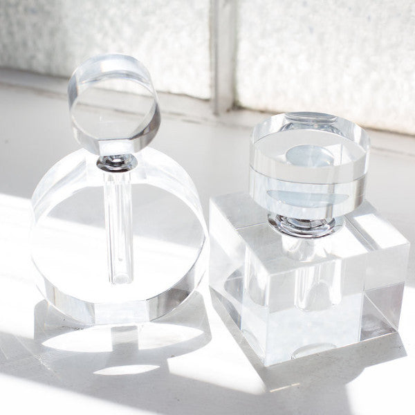 Modern Morocco Glass Perfume Bottles - CARLYLE AVENUE