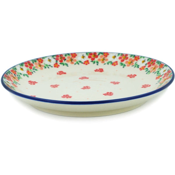 Rosey Starburst UNIKAT Dinner Plate - 10½"