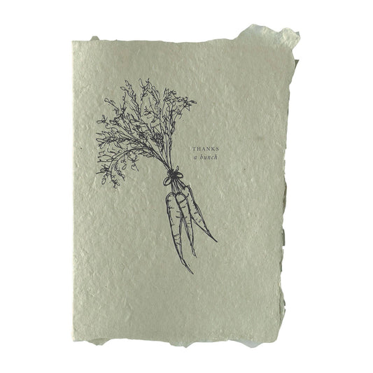 Thanks a bunch card -  by Carlyle Avenue