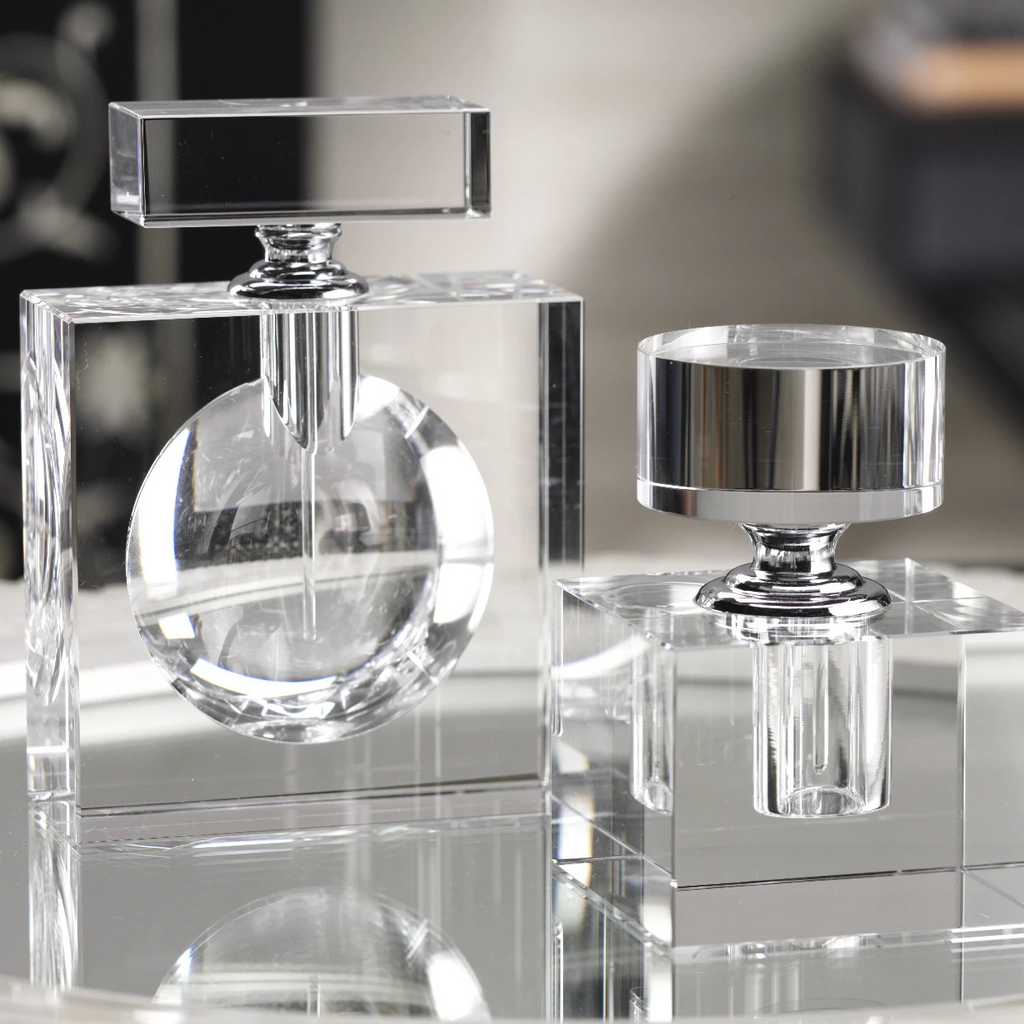 Modern Morocco Glass Perfume Bottles - Decorative Accessories by Carlyle Avenue