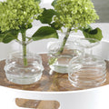 Raised Design Glass Bud Vase - Set of 3 - Vases by Carlyle Avenue