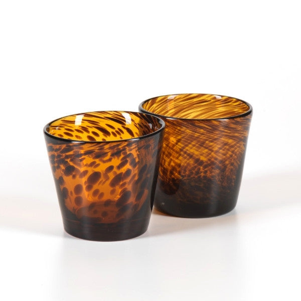 Sahara Tortoise Tumbler - Set of 4 - CARLYLE AVENUE