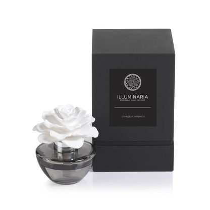 Illuminaria Porcelain Diffuser in Gray Bottle - Diffusers by Carlyle Avenue