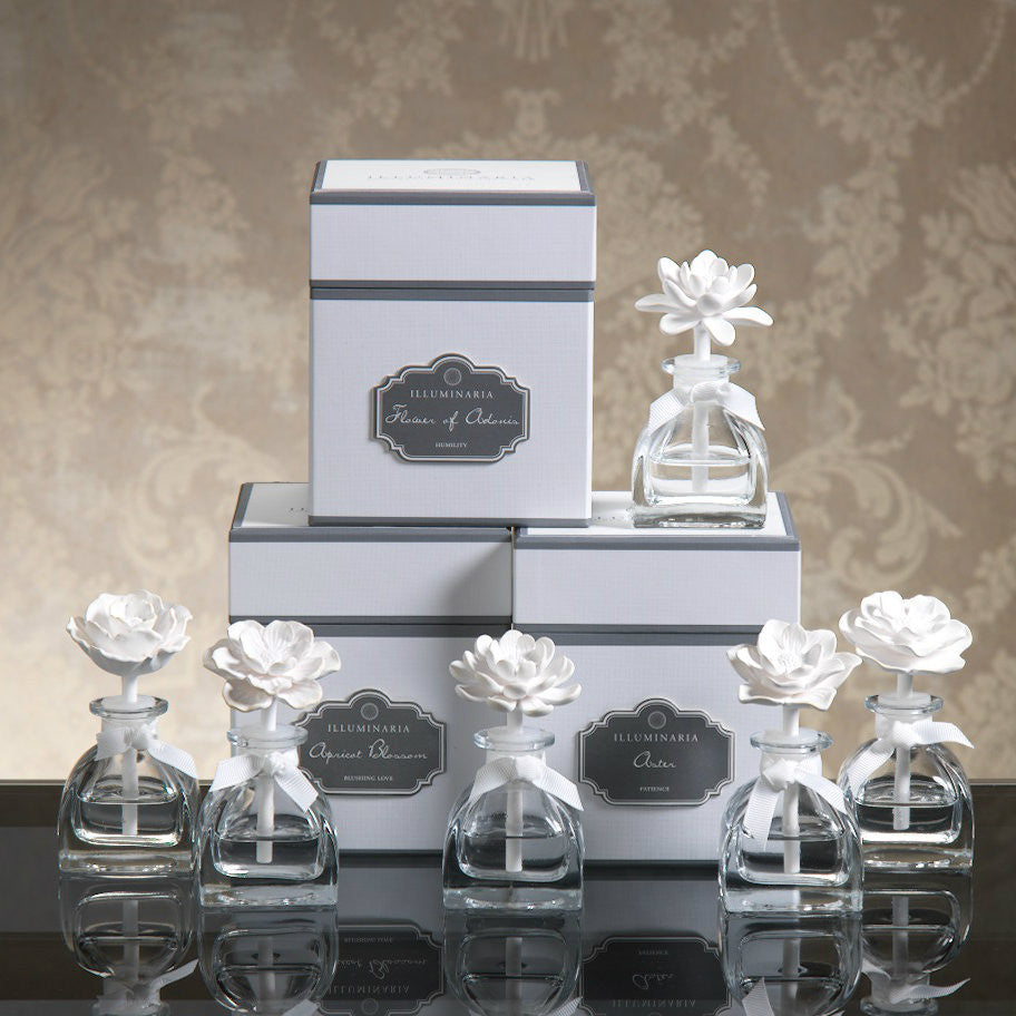 Illuminaria Mini Porcelain Flower Diffuser - Diffusers by Carlyle Avenue