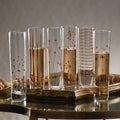 La Fête Golden Champagne Flutes - Set of 6 - Glassware by Carlyle Avenue