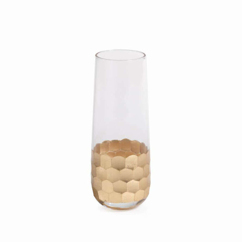 Gold Fez Stemless Flute, Set of 6 - Drinkware by Carlyle Avenue