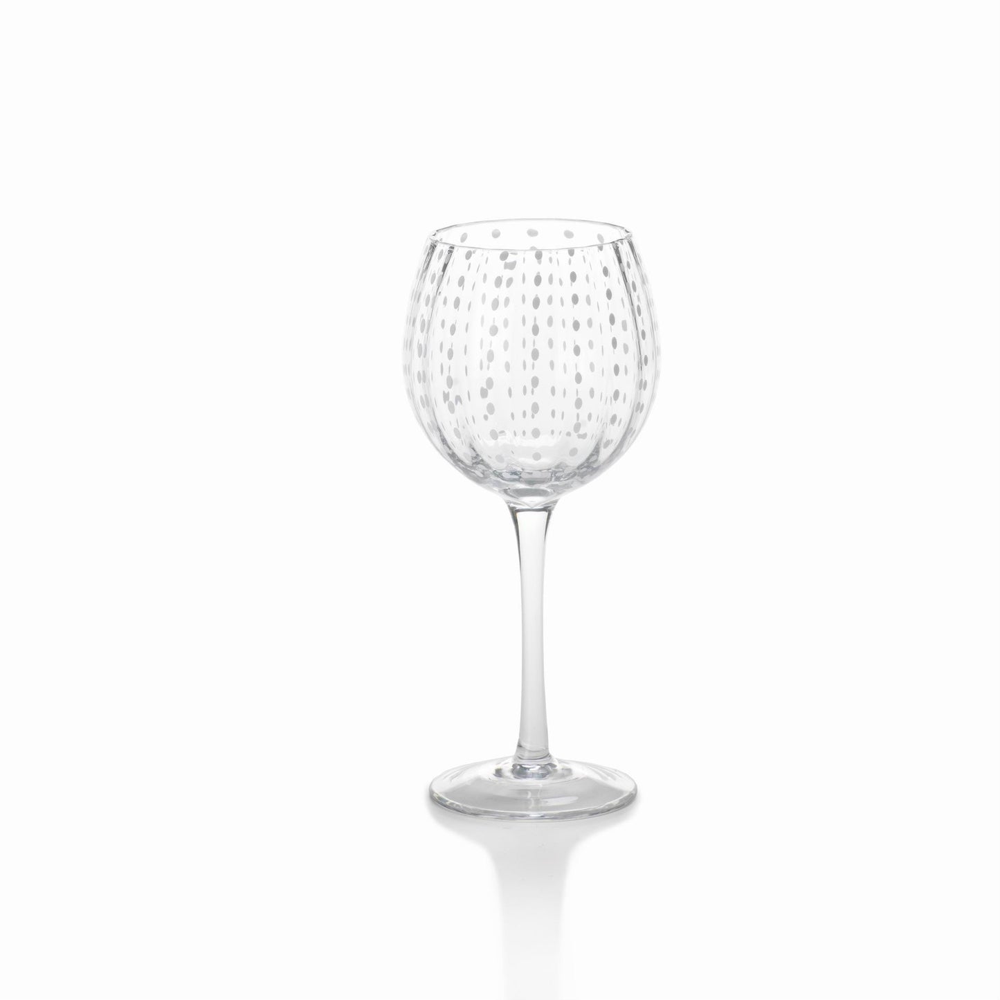 White Dot Glassware - Set of 6 - CARLYLE AVENUE