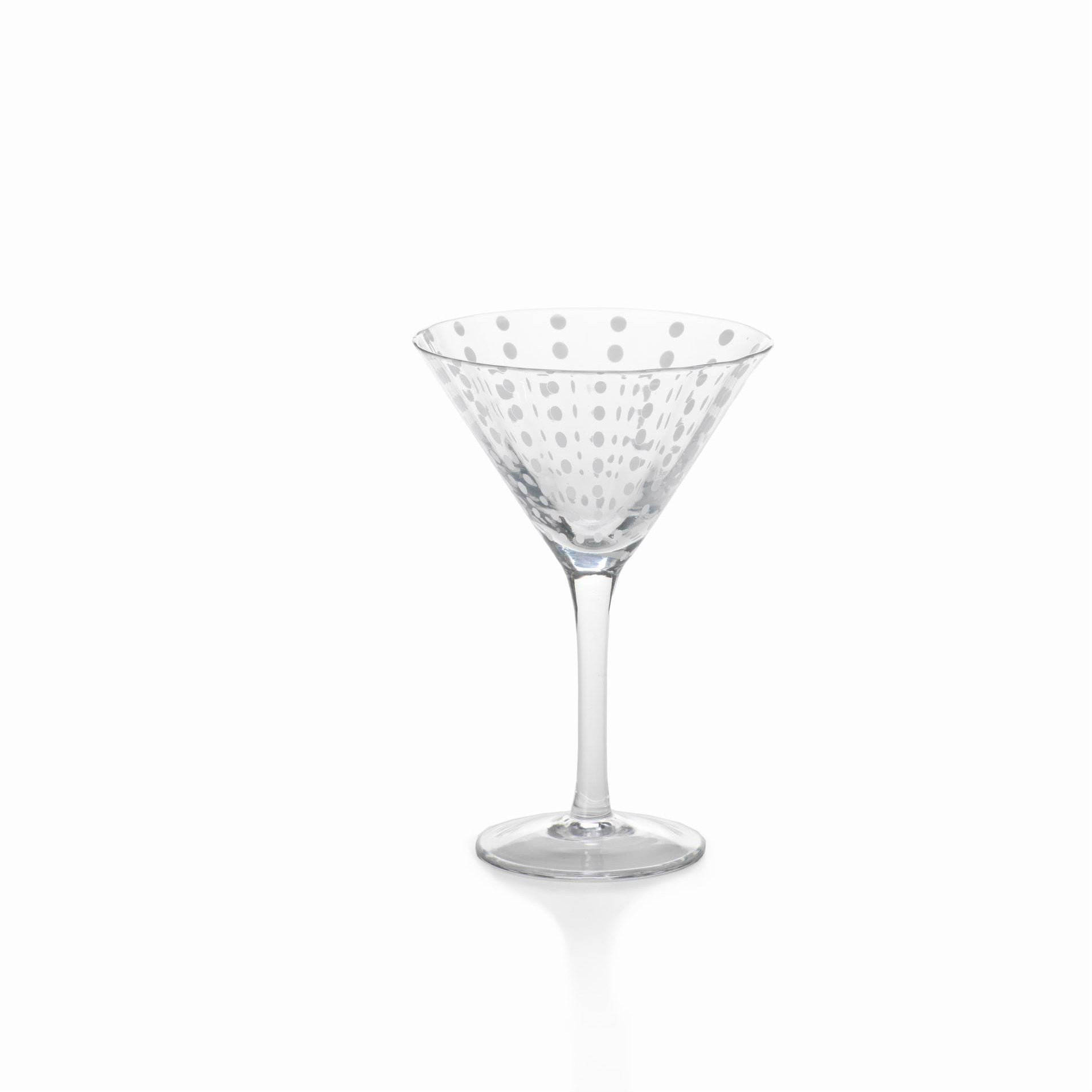 White Dot Glassware - Set of 6 - CARLYLE AVENUE