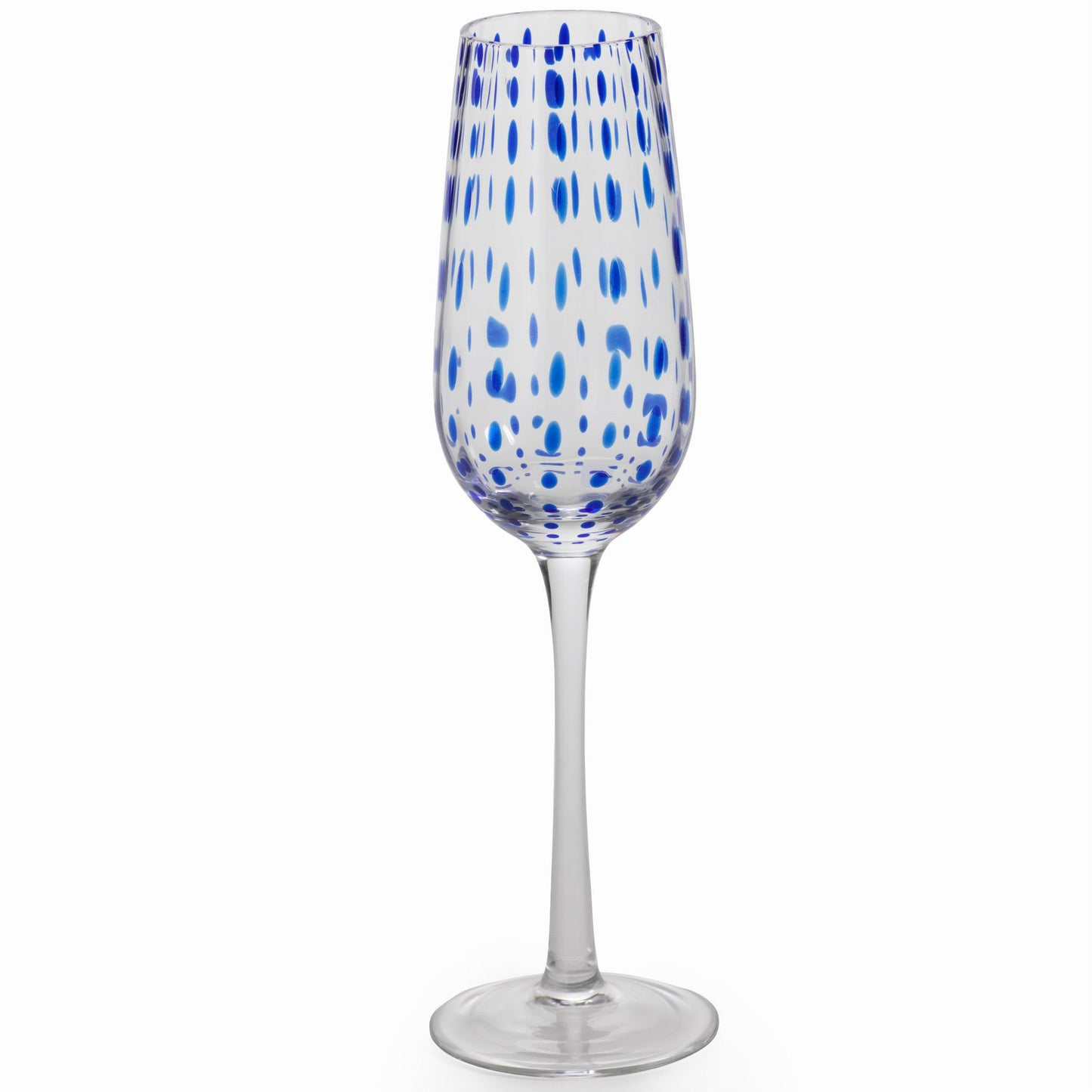 Blue Dot Glassware - Set of 6 - CARLYLE AVENUE