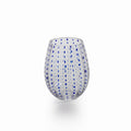 Blue Dots Stemless Glass - Set of 6 - Drinkware by Carlyle Avenue