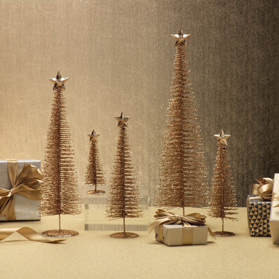 Treasure Mountain Tree - Gold - Set of Four - CARLYLE AVENUE