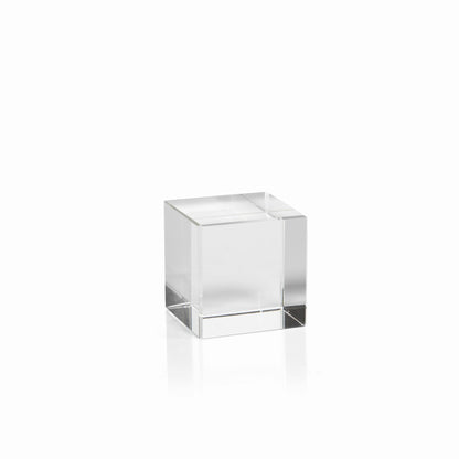 Crystal Glass Cube - Decorative Accessories by Carlyle Avenue