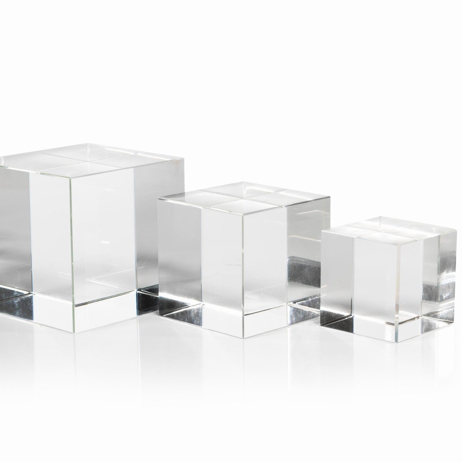 Crystal Glass Cube - Decorative Accessories by Carlyle Avenue
