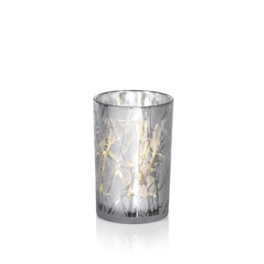 Silver Plated Branch Design LED Glass - CARLYLE AVENUE