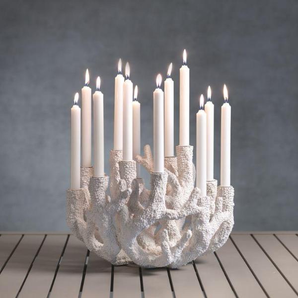 Cayo Coral 12-Tier Taper Holder - Candle Holders by Carlyle Avenue