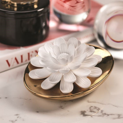 Dream Porcelain Flower Diffuser - Diffusers by Carlyle Avenue