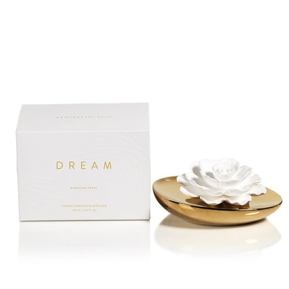 Dream Porcelain Flower Diffuser - Diffusers by Carlyle Avenue