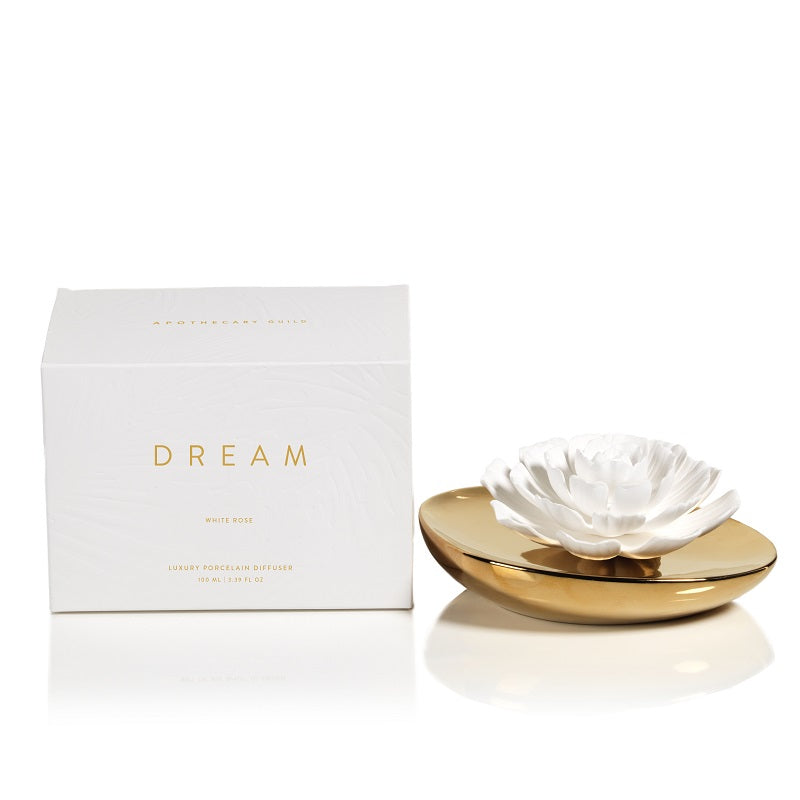 Dream Porcelain Flower Diffuser - CARLYLE AVENUE