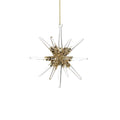 Glass 3D Snowflake Ornament, Clear with Gold - Ornaments by Carlyle Avenue