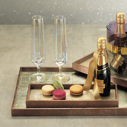 Festive Iridescent Flutes - Drinkware by Carlyle Avenue