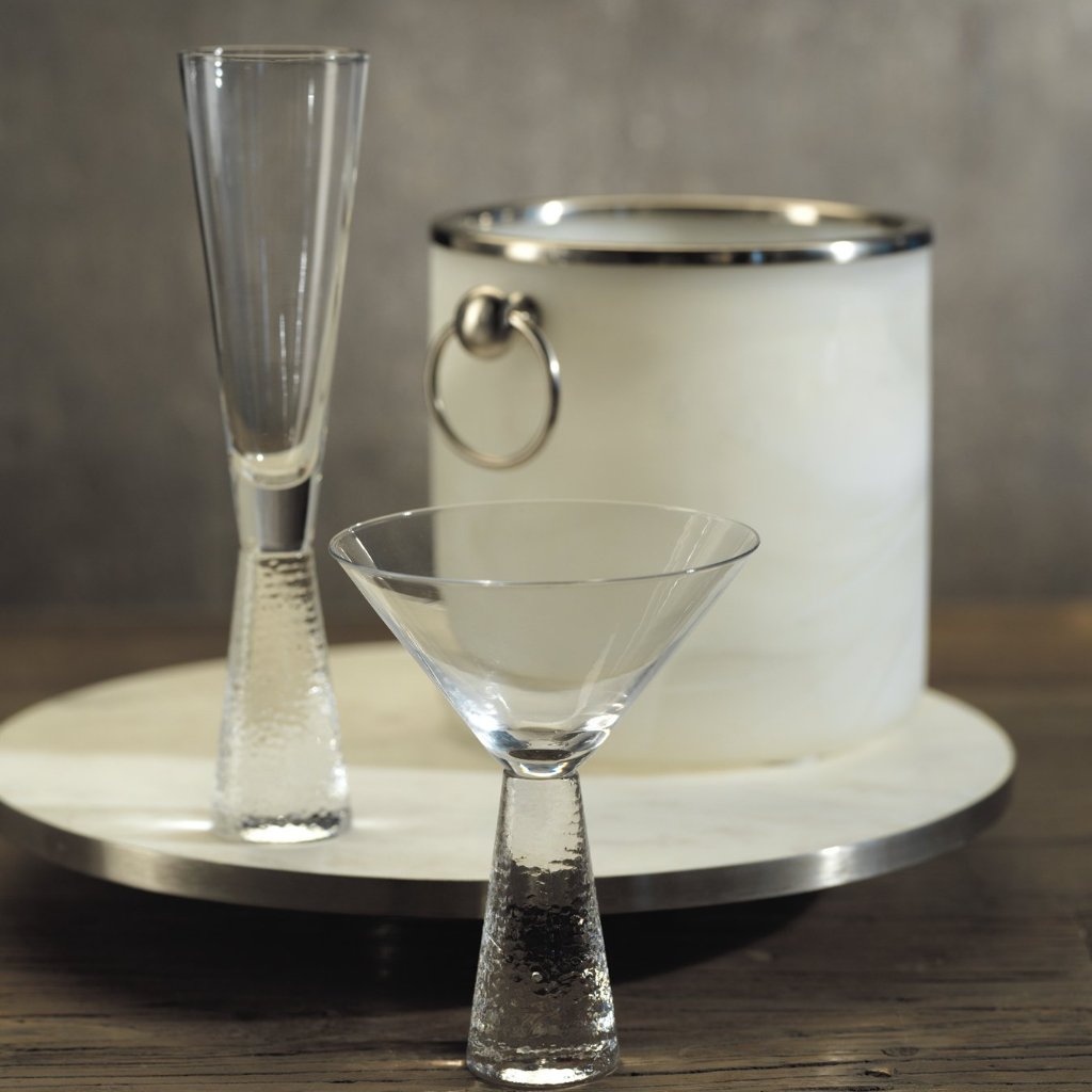 Livogno Hammered Stem Drinkware - CARLYLE AVENUE