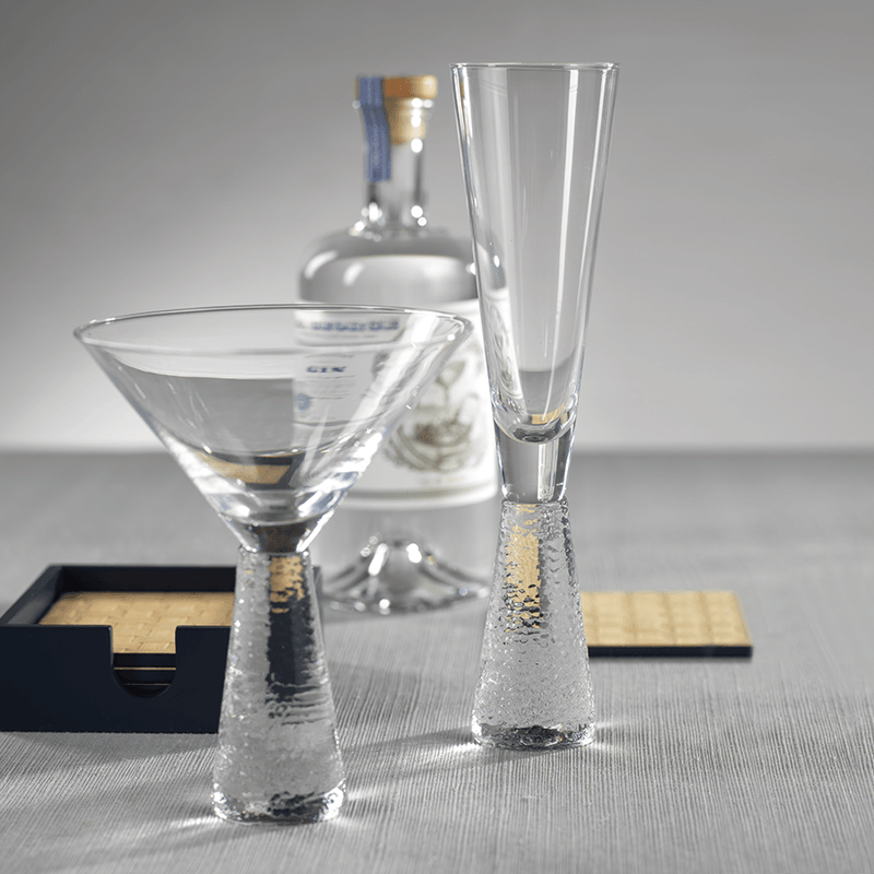 Livogno Hammered Stem Drinkware - Drinkware by Carlyle Avenue