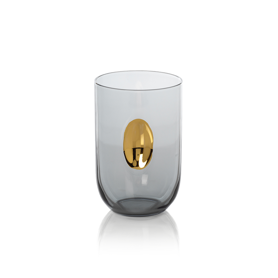 Aperitivo Tumbler with Gold Accent - Set of 4 - Glassware by Carlyle Avenue